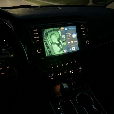 Rearview Baby Car Monitor, Live View on Your Car Screen